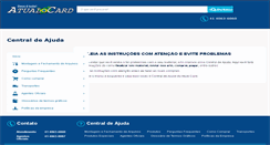 Desktop Screenshot of ajuda.atualcard.com.br