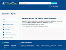 Tablet Screenshot of ajuda.atualcard.com.br